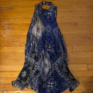 Free People floral high neck dress